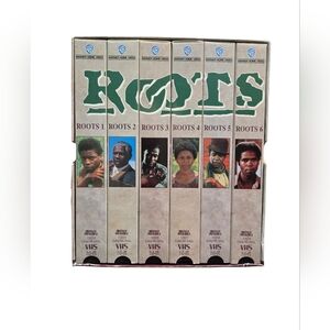 Roots Complete VHS Box Set 1977 Warner Home Video 6 Tapes Vintage‎ TV Miniseries